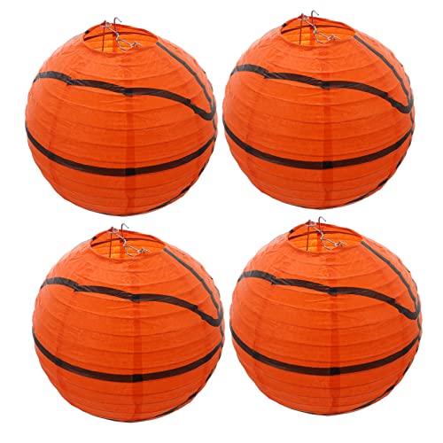 VOSAREA 2 Sätze 2 Sets Basketball Basketball Pinata Fußball Sport Thema Partyzubehör Basketball Hängende Dekorationen Basketball Orange Eisen 3 Stück * 2 3 Stück * 2 von VOSAREA