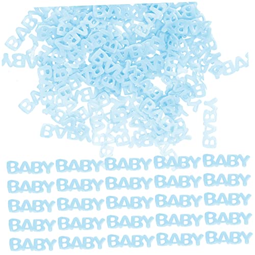 VOSAREA 200st Konfetti Zur Taufe Babyparty-party-tischstreuung Streuen Sie Konfetti Für Die Babyparty Kindertaufparty Geschlecht Enthüllt Konfetti Tischkonfetti Party Konfetti Blue Plastik von VOSAREA