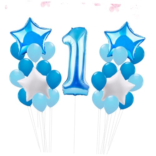 VOSAREA 25 Stück Ballons Zum Ersten Geburtstag Riesige Heliumballons Rosafarbene Goldene Ballons Ballonballons Tischdekoration Gedenkballons Rosa Ballons Riesiger Ballon von VOSAREA