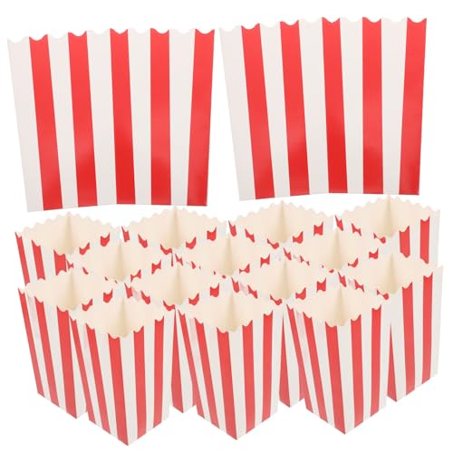 VOSAREA 25 Stück Popcorn-snack-beutel, Kleine Popcorn-boxen Für Party, Popcorn-papiertüten, Popcorn-behälter, Kleine Pommes-frites-behälter Für Party von VOSAREA