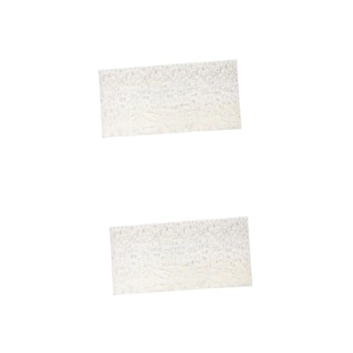 VOSAREA 2St Glitzer-Tischdecke tischdeko Hochzeit goldene tischdecke Glitzer Tischläufer Glitzer tischdecke Goldene Tischläufer Mesh-Tischläufer Tischdeko für die Hochzeit Polyester von VOSAREA