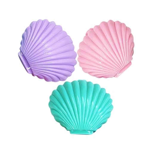 VOSAREA 3 Stück Kartons Geschenkbox Shell Schmuckschale Muschelbehälter Schmucksache Süßigkeitsjunge Der Babyparty Für Schmuck Babyparty-partybevorzugung Schmucketui P.s von VOSAREA