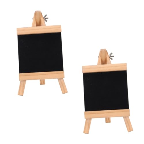 VOSAREA 4 Sätze Tafel Whiteboard-staffelei Message-board-ornament Zeichenpad Kinder Write Board Tavlit Multifunktionales Messageboard-schild Nachrichtenversorgung Holz Black 2 Stück * 4 von VOSAREA