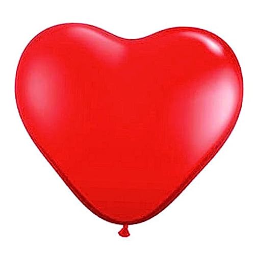 VOSAREA 50 Stück Latexballon Ballons 12 Zoll Ballon Herzballon Rot von VOSAREA