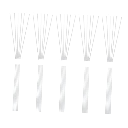 VOSAREA 60 Stück Aromatherapie Sticks Duftöl Sticks Heimduft Diffusor Diffusoren Für Ätherische Öle Für Zuhause Aroma Diffusor Duftstäbchen Weiße Polyester Chemiefaser von VOSAREA