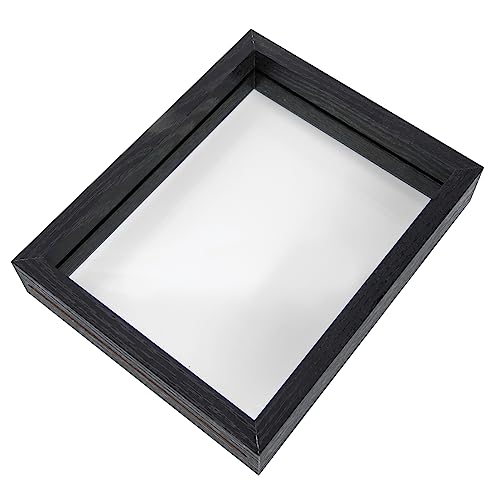 VOSAREA Box Musterrahmen Fotorahmen 4X4 Bilderrahmen Schmetterlinge DIY Rahmen Pressset 10X10 Rahmen Kleine Vitrine Mustervitrine Getrockneter Kunstmacher Aus Holz Schwarz von VOSAREA