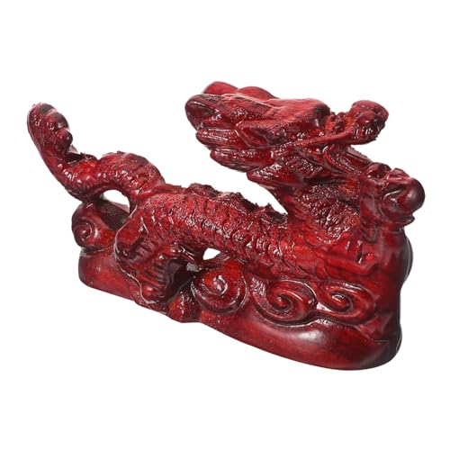 VOSAREA Drachen Ornament Statue Chinesische Drachen Dekorationen Mini Drachenfiguren Drachen Dekorationen Drachen Tischdekoration 2024 Chinesische Neujahrsdekoration Drachen Tier von VOSAREA