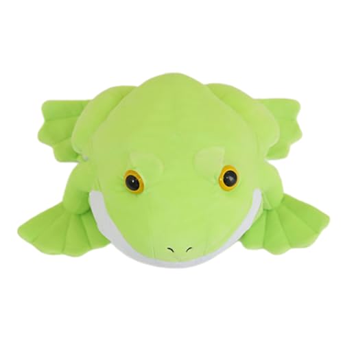 VOSAREA Froschhaube Plüsch-cartoon-hut Frosch-kostüm-hut Verrückte Hüte Lustiger Partyhut Kopfbedeckung Fiesta-hut Plüschtierhut Halloween-froschkostüm Karnevalspartyhut Light Green von VOSAREA