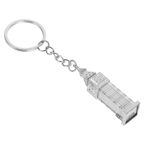 VOSAREA Londoner Big Ben-anhänger Anhänger Zum Aufhängen Für Handtaschen Londoner Schlüsselanhänger Hängender Schlüsselanhänger Britisches Souvenir London-souvenirs Zinklegierung Silver von VOSAREA