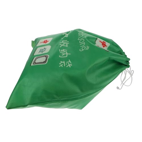 VOSAREA Mahjong-Aufbewahrungstasche Mahjong-Tasche mit Kordelzug Mahjong-Fliesen-Tasche Mahjong Aufbewahrungsbeutel Mahjong Tasche schminktasche handtasche Mahjong-Organisatoren Green von VOSAREA