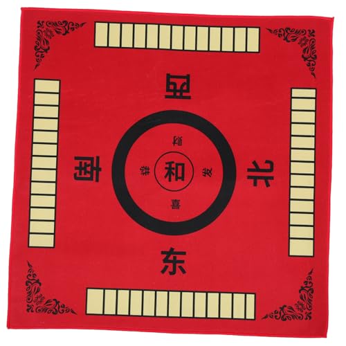 VOSAREA Mahjong Tischmatte Karten Pokerspiel Tischdecke Geräuschreduzierung Mahjong Matte Filz Spieltischdecke Mahjong Tischdecke Mahjong Tischmatte Mahjong Tisch Filzbezug von VOSAREA