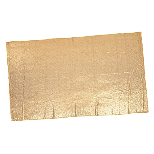 VOSAREA Pailletten Tischdecke Esstisch Dekor Hochzeitsdekoration Im Freien Partytischdecke Tischdecke Im Freien Tischdecke Für Das Abendessen Außendekoration Outdoor-dekor Polyester Golden von VOSAREA