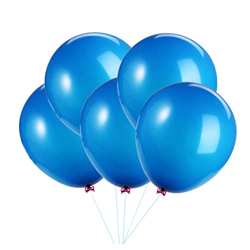 VOSAREA Runde Luftballons Geburtstagsballons Latexballons Hochzeitsballons Partyballons Blau von VOSAREA