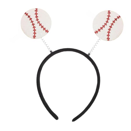 VOSAREA Stirnband Stirnband Stirnbänder Kopfband Kopfbedeckung Cartoon Haarband Party Haar Accessoires Dekoratives Stirnband Party Softball Kopfschmuck Lustiger Kopfband Party von VOSAREA