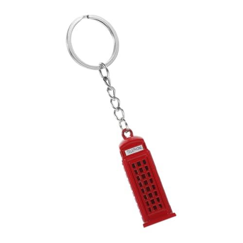 VOSAREA Telefonzellen-schlüsselanhänger Schlüsselkette Dekoration Charms Anhänger Schlüsselanhänger-ornamente Schlüsselanhänger Für Taschen Schlüsselanhänger Dekor Für Tasche Zinklegierung von VOSAREA