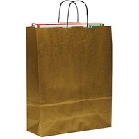 150 VP Geschenktaschen Toptwist gold 24,0 x 31,0 cm von VP