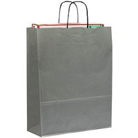 150 VP Geschenktaschen Toptwist silber 24,0 x 31,0 cm von VP