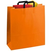 50 VP Papier-Tragetaschen Topcraft orange 40,0 x 45,0 cm von VP