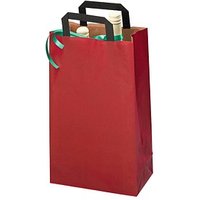 50 VP Papier-Tragetaschen Topcraft rot 40,0 x 45,0 cm von VP