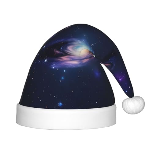 VPPUR Weihnachtsmann-Kopfbedeckung mit Galaxie-Motiv im Universum, Uni, Weihnachtszubehör, Geschenke und Weihnachtsmütze, Outdoor-Party von VPPUR