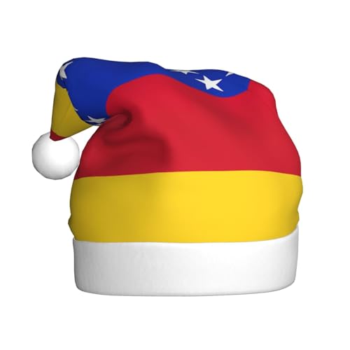 VPPUR Weihnachtsmütze mit Venezuela-Flagge für Erwachsene, Weihnachtsfeier, Erwachsene, Weihnachtsfeier, Outdoor-Hut von VPPUR