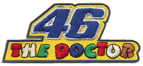 Rossi 46 Aufnäher Patches Aufbügler Motorrad Rennsport Moto GP VR02 von VR46