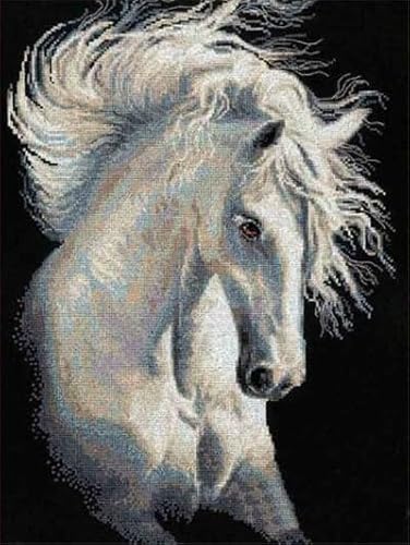 VRLMUOTF Pferde Pferd Tiere Diamond Paintings Für Geburtstage Und Feiertage Für Wohnzimmer- Und Schlafzimmerwanddekoration 5D Diy Diamond Painting Kits Für Kinder Und Erwachsene 50X70Cm von VRLMUOTF