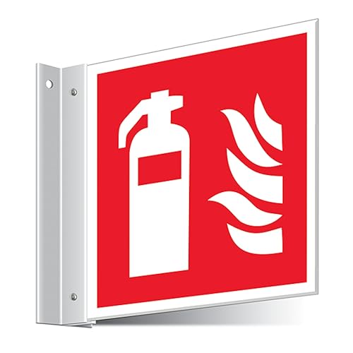 V Safety Schild mit Feuerlöscher, Korridor, 150 x 150 mm, 3 mm, für den Innenbereich V Safety Schild mit Feuerlöscher, Korridor, 150 x 150 mm, 3 mm, für den Innenbereich von VSafety