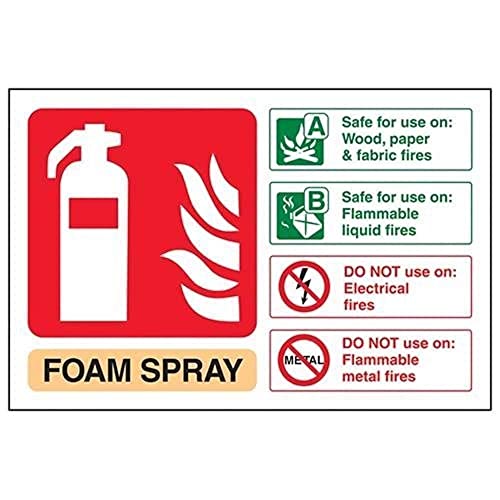 vsafety 11015 al-r Feuerlöscher Schild, Schaumstoff Spray ID nicht Elektrische Sicher, starrer Kunststoff, Landschaft, 150 mm x 100 mm, beige/schwarz/grün/rot vsafety 11015 al-r Feuerlöscher Schild, Schaumstoff Spray ID nicht Elektrische Sicher, starrer Kunststoff, Landschaft, 150 mm x 100 mm, beige/schwarz/grün/rot von VSafety