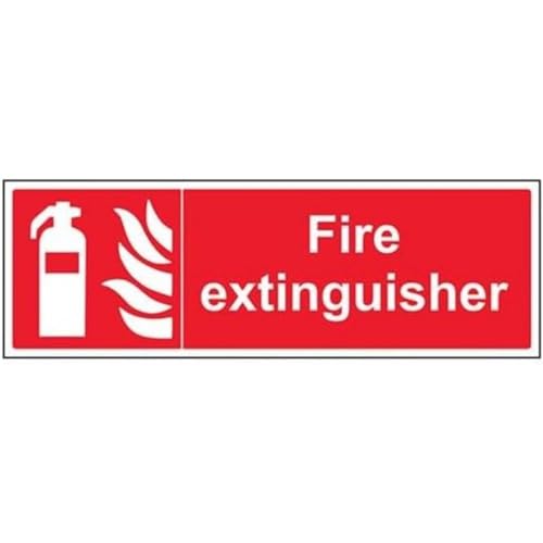 vsafety 13024bj-s Feuerlöscher Fire Equipment Zeichen, selbstklebendes Vinyl, Landschaft, 450 mm x 150 mm von VSafety