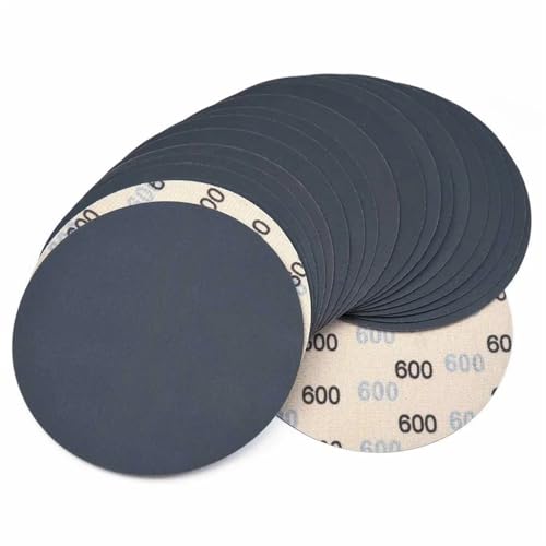 10 Stück 6 Zoll 150 mm wasserdichtes Schleifpapier mit Haken- und Schlaufenschleifpapier, Körnung 600–10000, Siliziumkarbid-Schleifscheiben zum Polieren, 2000 Körnung, 10 × Schleifscheiben von VVW&LIU