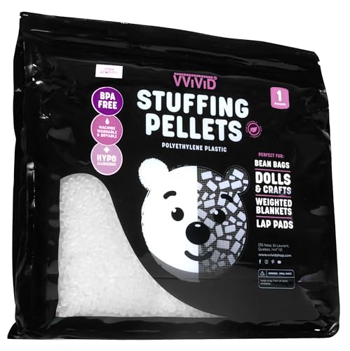 VViViD Umweltfreundliche, gewichtete Füllperlen, Poly-Pellets (0,5 kg) von VViViD