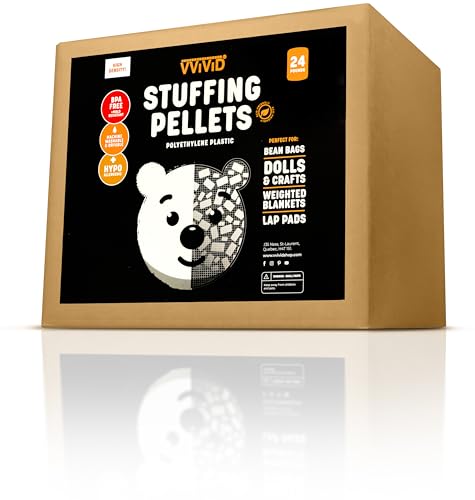 VViViD Umweltfreundliche, gewichtete Füllperlen, Poly-Pellets (10,9 kg) von VViViD