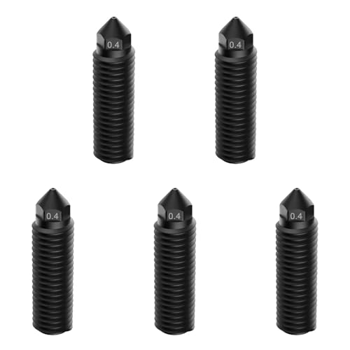 VYUHAksZ Upgrade for Volcano Düsen for Artillery for Sidewinder X3 X4 Plus/Pro 0,4mm Düse aus gehärtetem Stahl(1 pcs) von VYUHAksZ