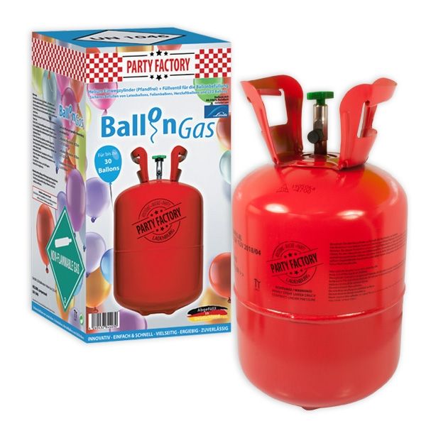 Helium kaufen, Ballongas f.30 Ballons Heliumgas in Einwegflasche, 1 Stück von VZ Trend Goods