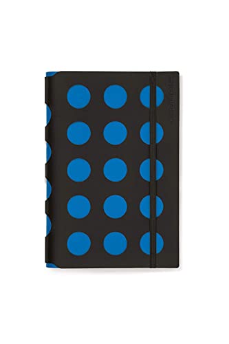 Vacavaliente Notizbuch, Recycled Leder, blu von Vacavaliente