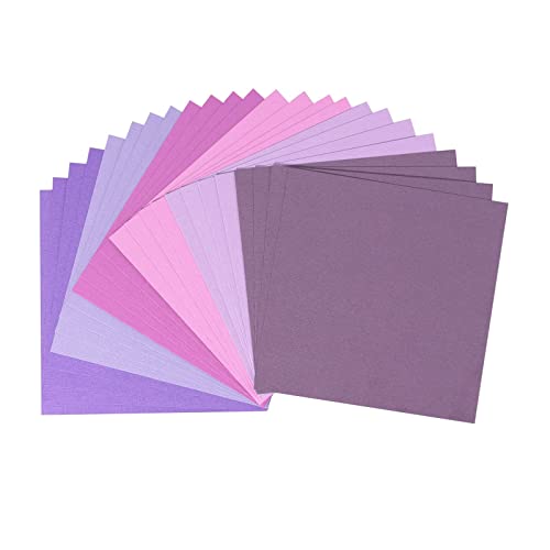 Vaessen Creative Florence Scrapbook-Papier 216 g 6x6-x24 Blatt-Multipack, violett, Paper, multicolor, 15 x 15 x 0.8 cm von Vaessen Creative