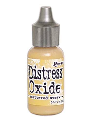 Ranger TDR57291 Tim Holtz Distress Oxides Reinkers Scattered Straw, Grün, 7, 6 x 2, 5 cm von Vaessen Creative