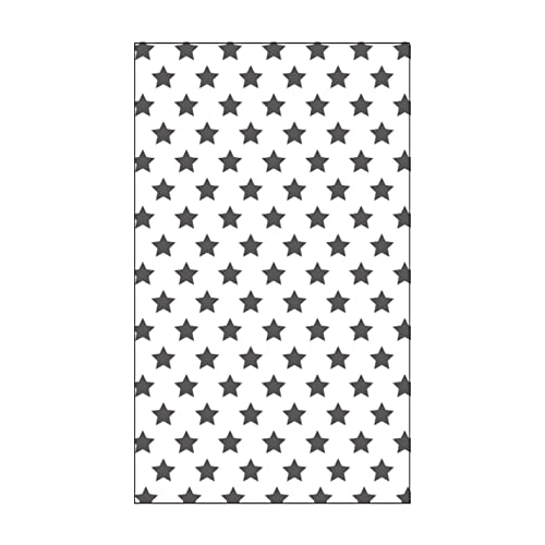 Vaessen Creative 100604-107 Mini Prägeschablone Embossing Folder 7, 6 x 12, 7 cm, Sterne, Muster zum Prägen, Stanzen und gestalten von DIY Scrapbook, Fotoalbum, Briefumschläge und Karten von Vaessen Creative