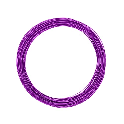 Vaessen Creative 24239-016 Aludraht Schmuck, Biegsam, Aluminium, Lavendel violett, 1 mm x 10 m von Vaessen Creative