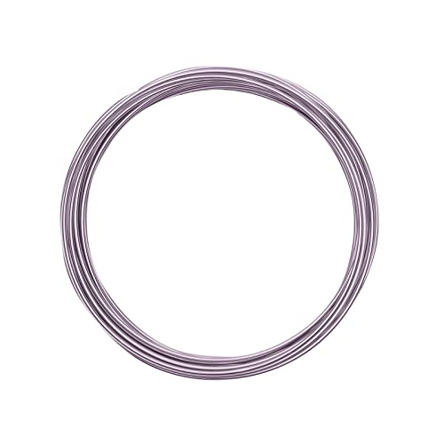 Vaessen Creative 24241-017 Aludraht Schmuck, Biegsam, Aluminium, hell violett, 1,5 mm x 5 m von Vaessen Creative