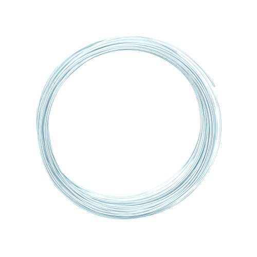 Vaessen Creative Aluminiumdraht, 1mm x 10m, Aluminium Wire, Basteldraht, Dekodraht, Floristikdraht Aludraht Schmuck 1 mm x 10 Meter | Biegsam Schmuckdraht Eisblau, Ice Blue, 100 x 0.1 x 0.1 cm von Vaessen Creative