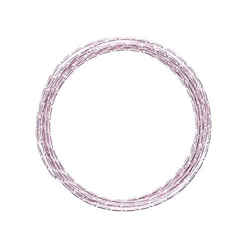 Vaessen Creative Aluminiumdraht, Rosa, m, Aluminium Wire, Basteldraht, Dekodraht, Floristikdraht Aludraht Diamant Schmuck 2 mm x 5 Meter | Biegsam Schmuckdraht Rose, 500 x 0.2 x 0.2 cm, 24245-005 von Vaessen Creative