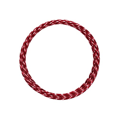 Vaessen Creative Aluminiumdraht, m, Aluminium Wire, Basteldraht, Dekodraht, Floristikdraht Aludraht Diamant Schmuck 2 mm x 5 Meter | Biegsam Schmuckdraht Rot, red, 500 x 0.2 x 0.2 cm, 24245-007 von Vaessen Creative