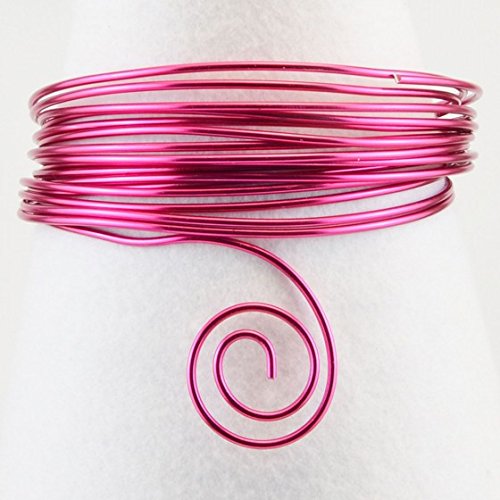 Vaessen Creative Basteldraht und Schmuckdraht 60 m x 2 mm Strong Pink – Flexibler Draht zum Basteln für Blumenkranz, Scmuckherstellung und Modellbau Vaessen Creative Basteldraht und Schmuckdraht 60 m x 2 mm Strong Pink – Flexibler Draht zum Basteln für Blumenkranz, Scmuckherstellung und Modellbau von Vaessen Creative
