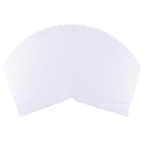 Vaessen Creative Florence Selbstklebend Cardstock - Quadratisch Bastelpapier - 30,5 x 30,5 cm - Weiß - 50 Stück - Bedruckbares Papier - zum Basteln und Hobbyprojekte Vaessen Creative Florence Selbstklebend Cardstock - Quadratisch Bastelpapier - 30,5 x 30,5 cm - Weiß - 50 Stück - Bedruckbares Papier - zum Basteln und Hobbyprojekte von Vaessen Creative