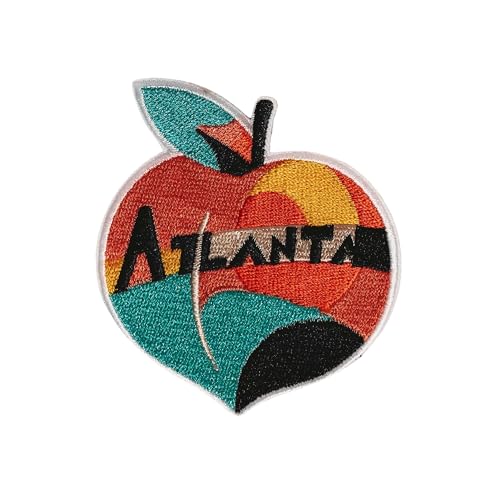 Vagabond Heart Atlanta Georga Aufnäher zum Aufbügeln – Atlanta Souvenir – Atlanta GA Patch – Georgia Pfirsich Geschenk von Vagabond Heart