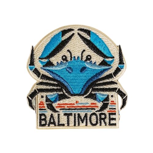 Vagabond Heart Baltimore Maryland Aufnäher zum Aufbügeln – Baltimore Souvenir – Baltimore MD Patch von Vagabond Heart