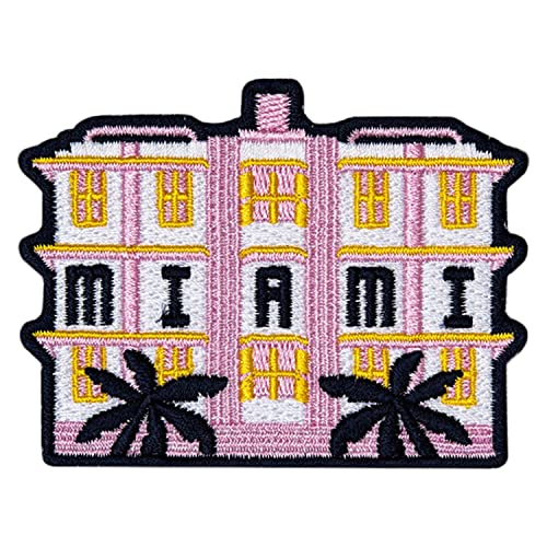 Vagabond Heart Miami Patch – Souvenir zum Aufbügeln – Miami Beach Florida von Vagabond Heart