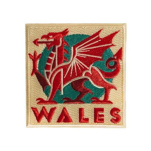 Vagabond Heart Wales Aufnäher zum Aufbügeln – Wales Souvenir – Wales Reise-Patch – tolles Geschenk für Reisende von Vagabond Heart